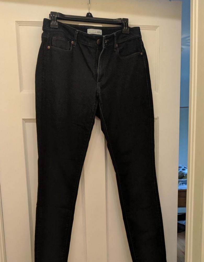 Curvy skinny loft jeans